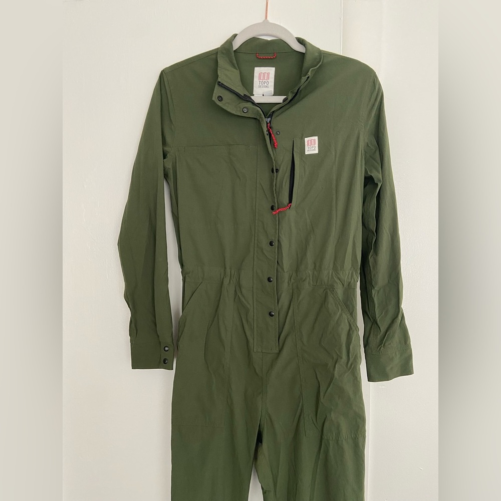 Topo Designs Women’s Coveralls in Green